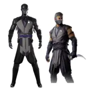 Mortal Kombat Smoke Cosplay Costume | Gaming Outfit