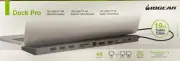 IOGEAR - GUD3C02B - Dock Pro 100 USB-C 4K Ultra-Slim Station