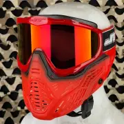 NEW HK Army RMX Paintball Mask - Ice Red/Ghost Red - Chromatic Red