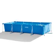 Intex 4.5mx2.2m Rectangular Frame & Pool Set w/ Filter Pump Swimming Outdoors 6+