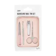 OXX Cosmetics 5 Pack Manicure Nail Tin Set - Pink