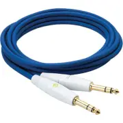 PAIR - Hosa Technology Beatport DJ Interconnect with REAN 1/4" TRS 3' BSS-003