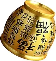 Levemolo Vintage Style Bowl Small Brass Treasure Basin Chinese Style Decor for Home or Office and Elegant