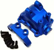 Aluminum Front or Rear Differential Gearbox Cover and Upper Arm Mount Arm Stabilizer Blue for Tamiy TT-02 TT-02T A4+A2