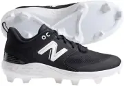 NIB New Balance Men's Fresh Foam 3000 V6 Molded Baseball Shoe Black White 10