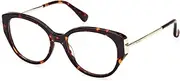 [MaxMara] Eyeglasses MM 5116 052 Shiny Dark Havana, Pale Gold, Dark Havana / Shiny Pale Gold, 52/17/140