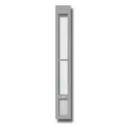 La Luna Pet Care - Small - Silver - Folding Patio Pet Door Insert