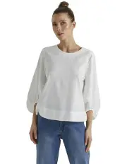 [Fate & Becker] Sun Jewel Top in White