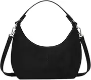 [Bagkeak] Slouchy Suede Shoulder Bags For Women Retro Crossbody Bag Tote Bag Satchel Bag Winter Work Purses Crescent Bag Handbag Fall