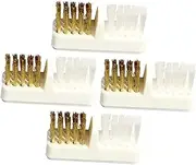 OSOLADY 4Pcs Wire Nail Dust Cleaning Brush Durable Nail Drill Cleaner for Home Manicure Salon Use Ergonomic Design Lightweight Reusable