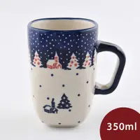 在飛比找PChome24h購物優惠-波蘭陶 靜謐冬夜系列 陶瓷馬克杯 350ml 波蘭手工製