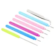 7pcs Paper Strips Quilling Tool Set Slotted Needle Pen Tweezer Awl Curl Rolling