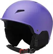 [Generic] Ski Hard Hat | Shock-Absorbing Adjustable Snowboard Hard Hat - Safety Hat Breathable with Goggle Clip for Snow Sports Cold Weather