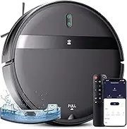 Kilgone Robot Vacuum and Mop Combo - WiFi/Alexa/App, Robotic Vacuum Cleaner, Ultra-Slim & Quiet, Tangle-Free, Auto Recharge, Multi-Surface Cleaning, Cleans Carpets, Hard Floors & Pet Hair Efficiently