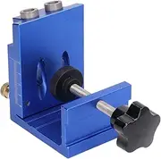 [PerGar] Inclined Hole Drilling Positioner Aluminum Alloy Woodworking Oblique Punch Locator Fixture Precision Inclined Hole Drilling Positioner for Advanced Woodworking