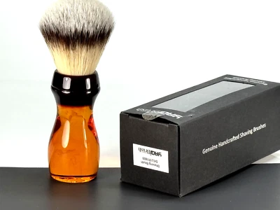 Yaqi Synthetic Vegan Shaving Brush, Cola Handle Resin 22mm Knot SKU R1809
