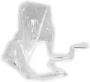 Case of 192 Plastic Rain Durable Drawstring One Size Bonnet Hats