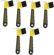 Ipetboom 3sets Pet Hair Cleaning Brush Comb Horse Hair Brush Horse Hoof Pick Hoof Hook for Equestrian Equipment 2pcs*3 Random Color