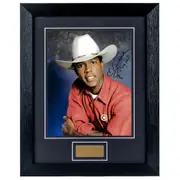 Clarence Gilyand Personally Signed Walker Texas Ranger 8 x 10 Photograph Framed
