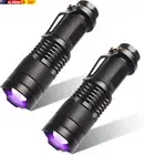 2 Pack UV Torch UV Light Ultraviolet LED Flashlight Blacklight Portable Flashlig
