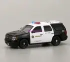 1:64 596Mode Tahoe LASD LA Sheriff Police SUV Model Diecast Metal Car