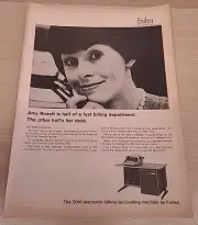 Friden Adding Machine Print Ad 1965