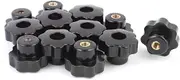 XYWHPGV 5mm Female Thread Star Type Through Hole Clamping Knob(dc40d 4a1f7 aa5ff 954c2 0581b c25d6