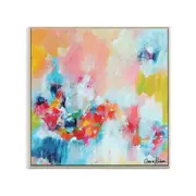 Artist Lane "Chasing Waterfalls" by Amira Rahim - 60x60cm Timber Framed Canvas