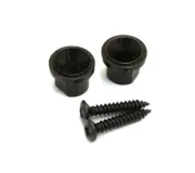 (2) Black Tall Vintage Style Round Guitar String Guides/Trees for Tele® GST-TB