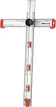 STARTIST T Square Measuring Ruler Layout Tool Aluminum Drill Positioning Ruler Multi Angle Measuring Tool for Carpentry Durable, 6 Sliders