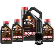 8L Motul 8100 X-CLEAN + 5W30 Wix XP Filter Motor Oil Change Kit API SN/CF (for: Honda)