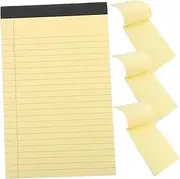 Operitacx Tearable Memo Notepads Set 4 Small Legal Pads Horizontal Lines for School Office and Home College Ruled Writing Pads