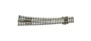 Peco SL-386 Scale N Code 80 Streamline Insulfrog: Right-Hand Curve Switch