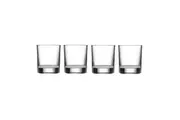 4pc Tempa Quinn Crystal 370ml Whisky Glass Liquor Glassware Drinking Cup Clear