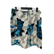 Quicksilver Men's 38 Neo Fly Hookano 22 Swim Trunks Board Shorts Beach Surfing