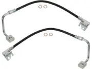 Front Brake Hose Set For 05-10 Jeep Commander Grand Cherokee 5.7L V8 3.7L WQ71J8 (for: Jeep)