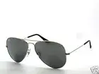 Ray Ban Sunglasses 3025 W3277 58 Silver Crystal Gray Mirror Aviators