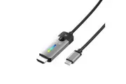 J5create JCC157 USB-C to HDMI 2.1 8K Cable (1.8m) - Windows macOS Chrome OS Compatible - RGB light indicator for gaming setups