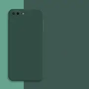 Square Liquid Silicone Phone Case for iPhone 11 12 13 Pro Max Mini X XS Max XR 7 8 Plus SE2 Full Lens Protection Cover,Green,for iPhone 12Pro MAX