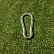 Aluminum Carabiner D-Ring Key Chain Clip Snap Hook Keyring Purse Bag Satchel Acc