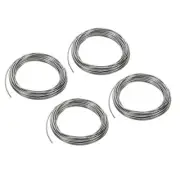 99.995% High Purity Zinc Wire 12# Pure Zinc Beading Wire 2mm (16ft/Roll)