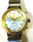 Skagen 142UGX Chronograph Vintage Unisex Two Tone Gold & Silver Dial Date & Day