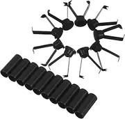 [MOKKHNB] 10pcs Metal Lace Terminators for Hoodies Jackets and Sweatshirts Cord Locks for Drawstrings Easy to Use Stoppers for Outdoor and Daily Activities Metal Tips