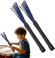 Drum Brush | Ergonomic Silent Non-slip Drumsticks Mallets Brushes | Instrument Tool For Percussion, Studio, Live Practice