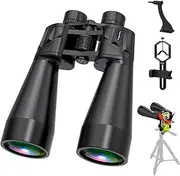 18X70 High Power Binoculars for Adults-Outdoor and Astronomy Binocular,Large Aperture for Long Distance Viewing with Smartphone Adapter Mount and Binocular Tripod Adapter