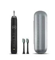 Sarmocare Sonic Electric Toothbrush Usb Rechargeable Adult Waterproof Ultrasonic Teeth Whitening Brushes 8 Replacement Head S100 S100 Black 2 Heads