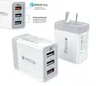 Plug USB Charger 30W Quik Charge 3.0 Mobile Phone 3 Port Fast Wall Charging
