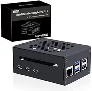 GeeekPi Metal Case for Raspberry Pi 5, Support X1000/X1001/N04/N05 PCIe Peripheral Board
