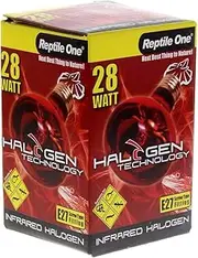 Reptile One 28 Watt Infrared Heat Globe Bulb Lamp Eqv 40W Eddison Snake, Lizard