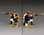 KING & COUNTRY FIRST WAR FW244 WW1 PRUSSIAN LINE INFANTRY KNEELING FIRING RIFLE